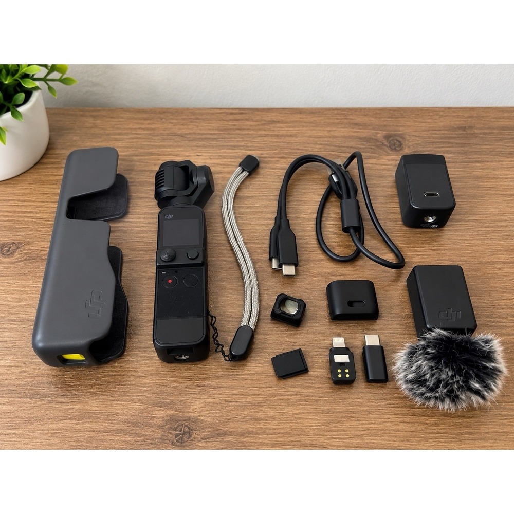 DJI Pocket 2 Creator Combo 4K Camera + Wireless Mic – Excellent Condition